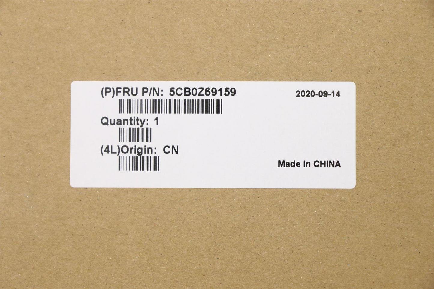 Lenovo FRU GT5A1_A_COVER_SUB_ASSY_FHD_AM 5CB0Z69159