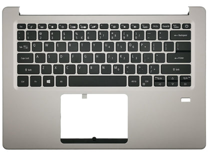 Acer Swift SF114-32 Palmrest Cover Keyboard US International Silver 6B.GXVN1.009