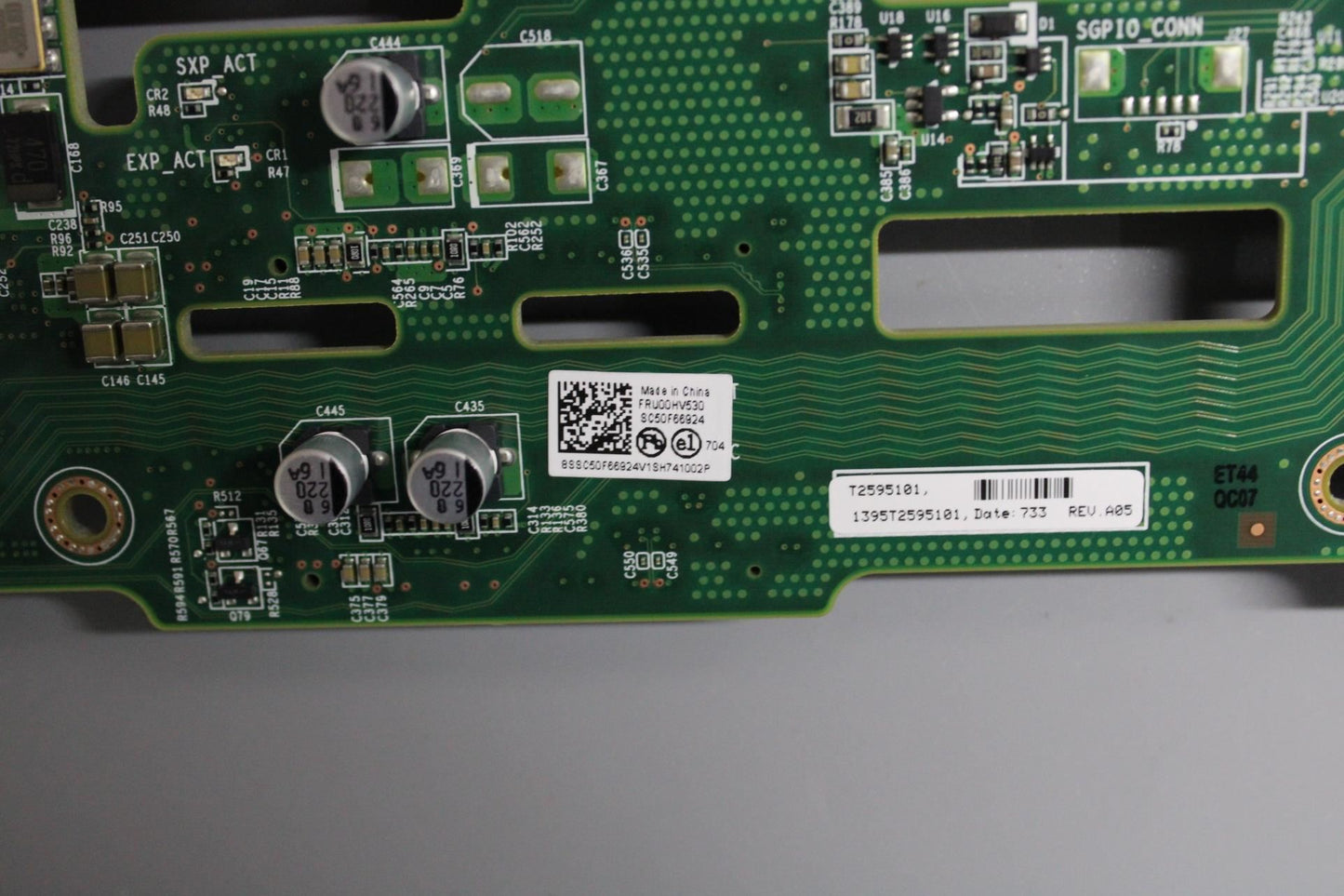 Lenovo MOD,HDD BP/12 HDD,0922,SATA/SAS HDD SATA SAS Board 00HV530