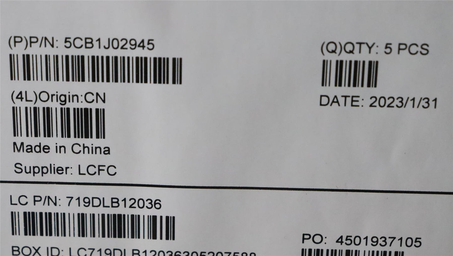 Lenovo Upper Case ASM_UKE L82U1 I/G_FP_U 5CB1J02945
