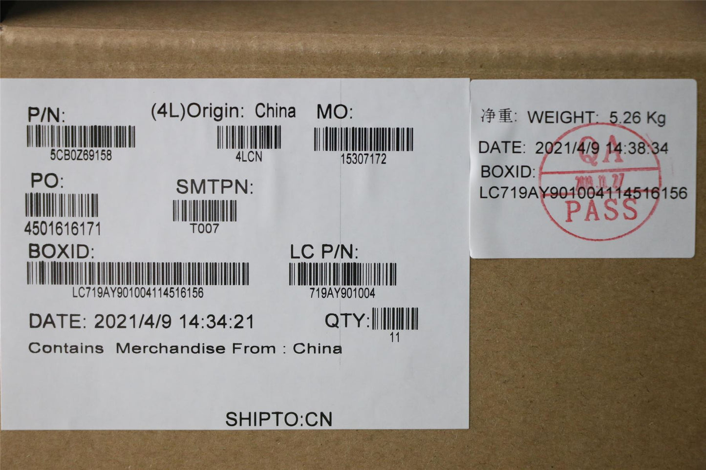 Lenovo FRU T15_D_Cover_SUB_Assy_L860_AM 5CB0Z69158