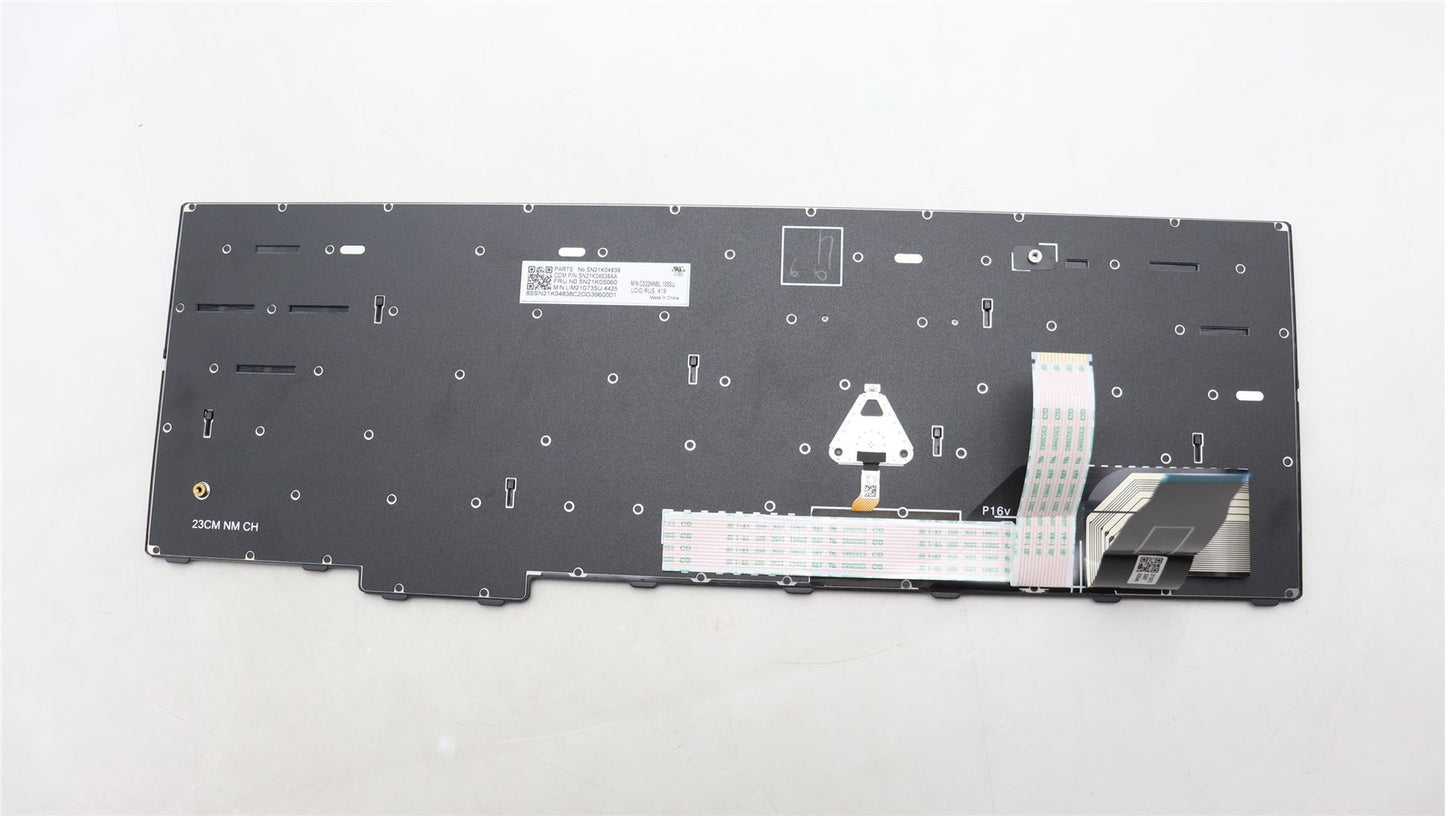 Lenovo ThinkPad T16 Gen 2 P16s Gen 2 L15 Gen 4 s L15 Gen 4 Keyboard 5N21K05208