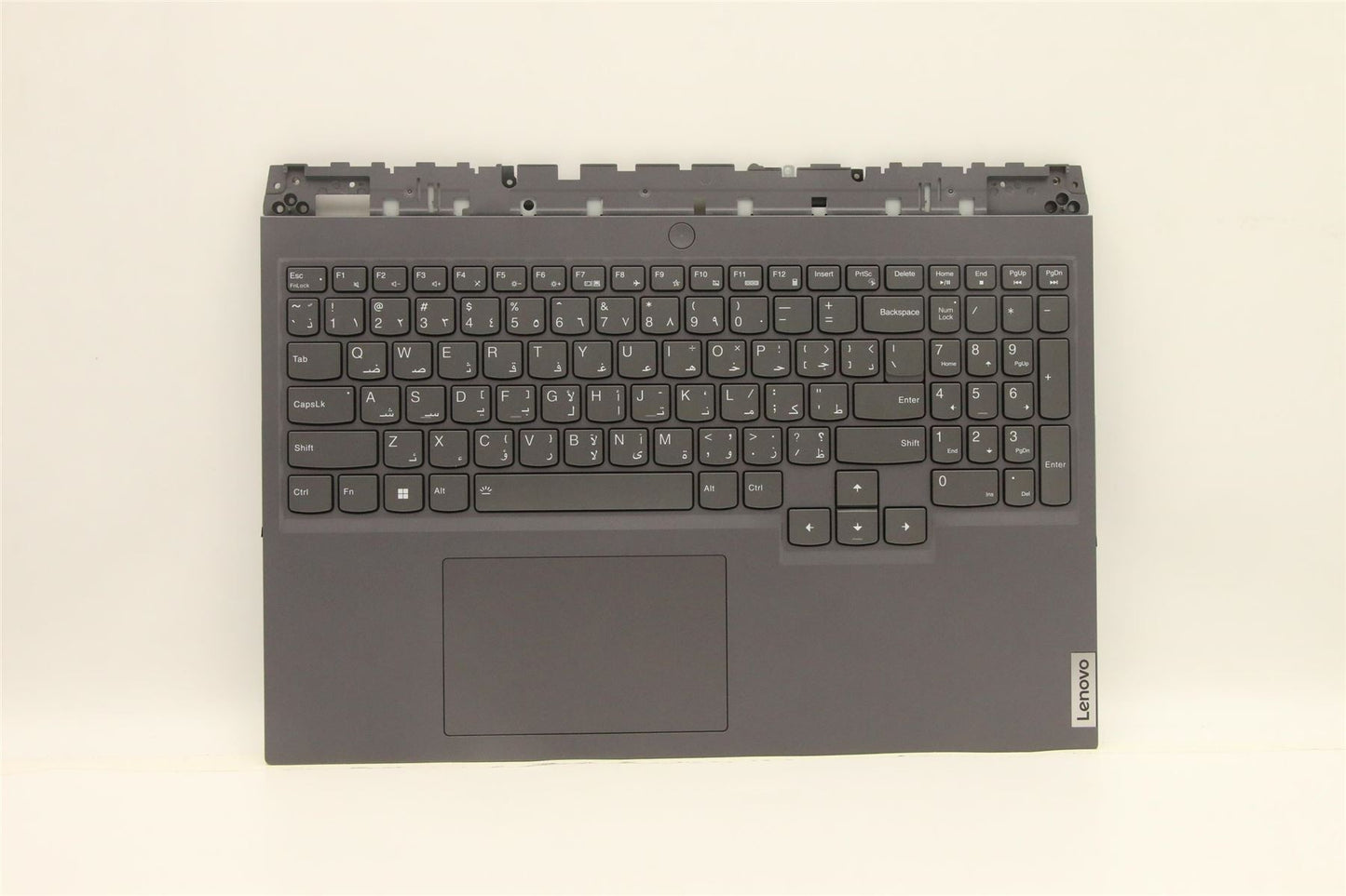 Lenovo 5 16IAH7H Palmrest Cover Touchpad Keyboard Arabic Storm Grey 5CB1F37733