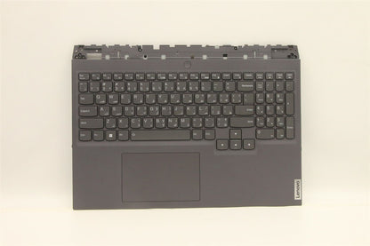Lenovo 5 16IAH7H Palmrest Cover Touchpad Keyboard Arabic Storm Grey 5CB1F37733