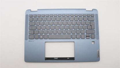 Lenovo IdeaPad 5 14ABR8 Keyboard Palmrest Top Cover German Silver 5CB1K20861