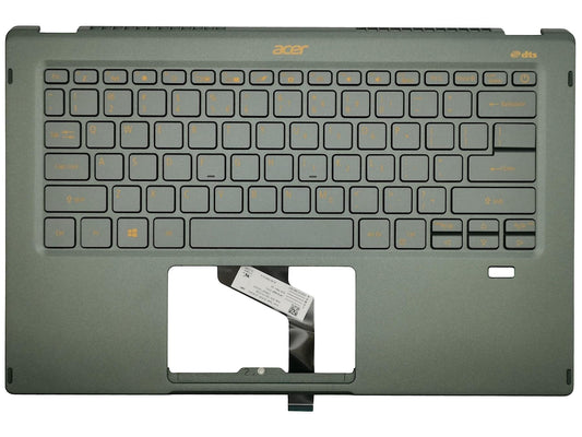 Acer Swift SF514-55GT SF514-55T Palmrest Cover Keyboard Green 6B.HX8N8.001