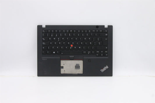 Lenovo ThinkPad T14s Keyboard Palmrest Top Cover Spanish Black 5M10Z54286