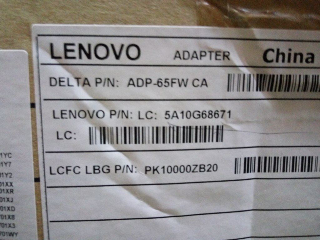Lenovo Delta ADL65WDC 20V/5V adp B 5V 20V 3.25A 65W AC Charger Adapter 5A10J40470