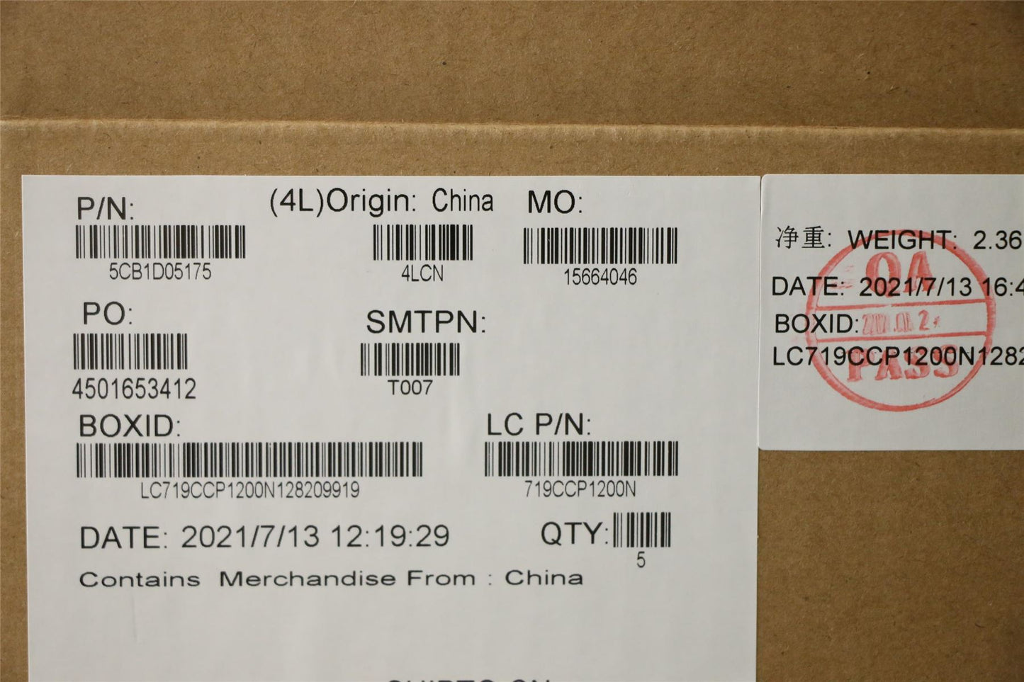 Lenovo Upper Case ASM_UKE L82N3 AB 5CB1D05175