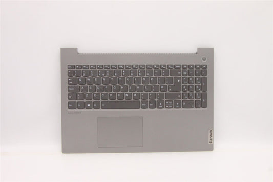 Lenovo ThinkBook 15P G2 ITH Palmrest Cover Touchpad Keyboard UK Grey 5CB1D71921