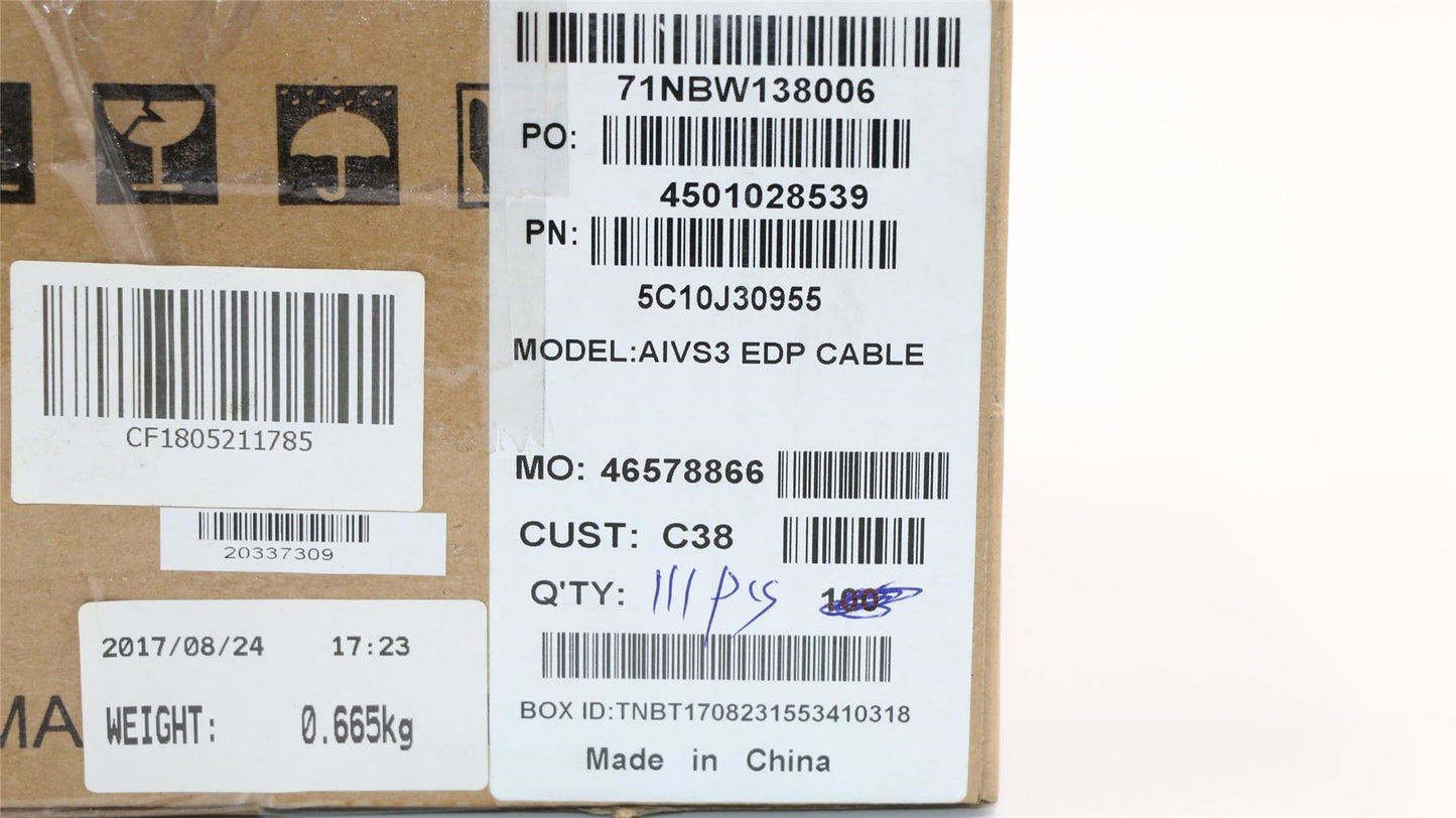Lenovo 500S-13ISK U31-70 Cable Lcd Screen Display LED 5C10J30955