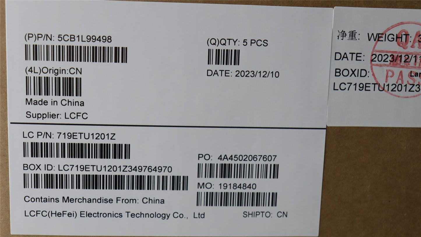 Lenovo COVER Upper Case ASM_SWS L 83ERAGFP BL 5CB1L99498