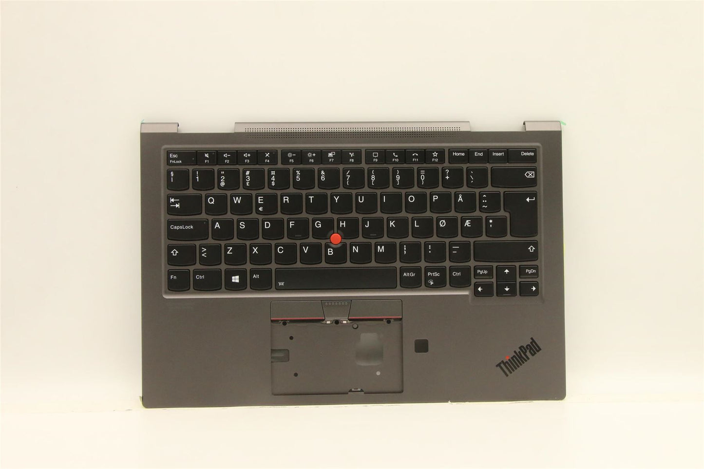 Lenovo ThinkPad X1 5th Gen Keyboard Palmrest Top Cover Norwegian 5M10Z37112