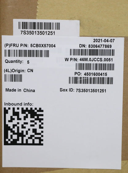 Lenovo Upper Case ASM_CH W 81VU IB 5CB0X57004