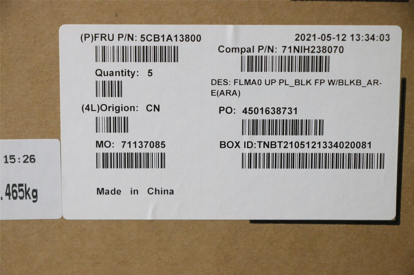 Lenovo IdeaPad 5-14ITL05 Palmrest Touchpad Cover Keyboard Arabic 5CB1A13800