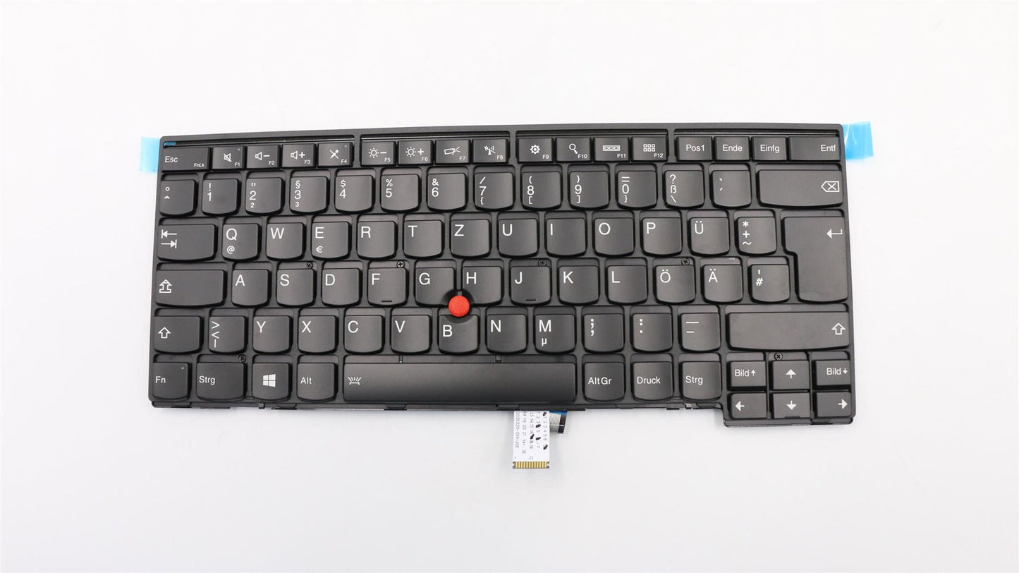 Lenovo ThinkPad L440 L450 L460 T431s T440 Keyboard German Black Backlit 01AX322