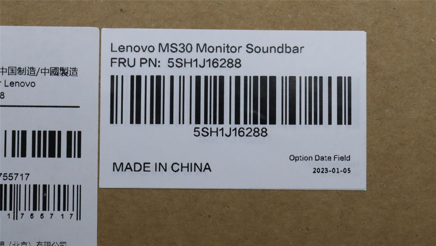 Lenovo SPEAKEREXT FRU for MS30 Monitor Soundbar 5SH1J16288