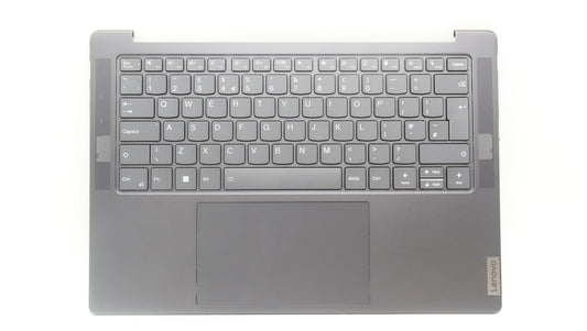 Lenovo Yoga 7 14ARP8 Palmrest Cover Touchpad Keyboard UK Storm Grey 5CB1L50296