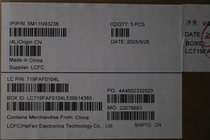 Lenovo MECH_ASM BL KB BK WW UKE PMX 5M11N93238