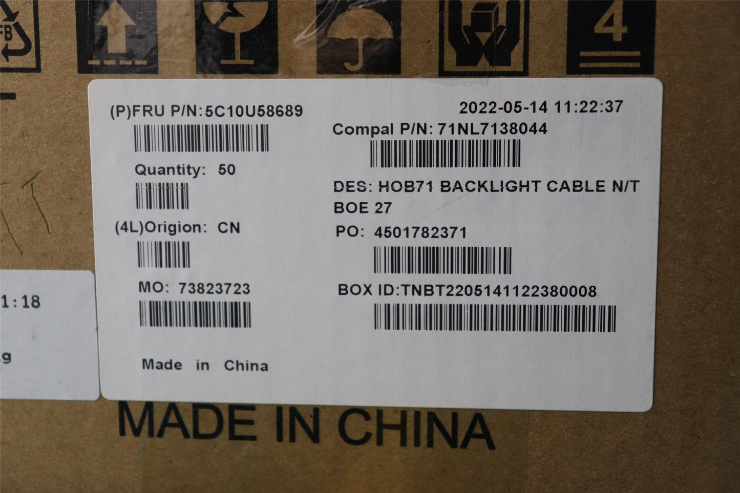 Lenovo IdeaCentre 5 27IAH7 Cable Lcd Screen Display LED 5C10U58689