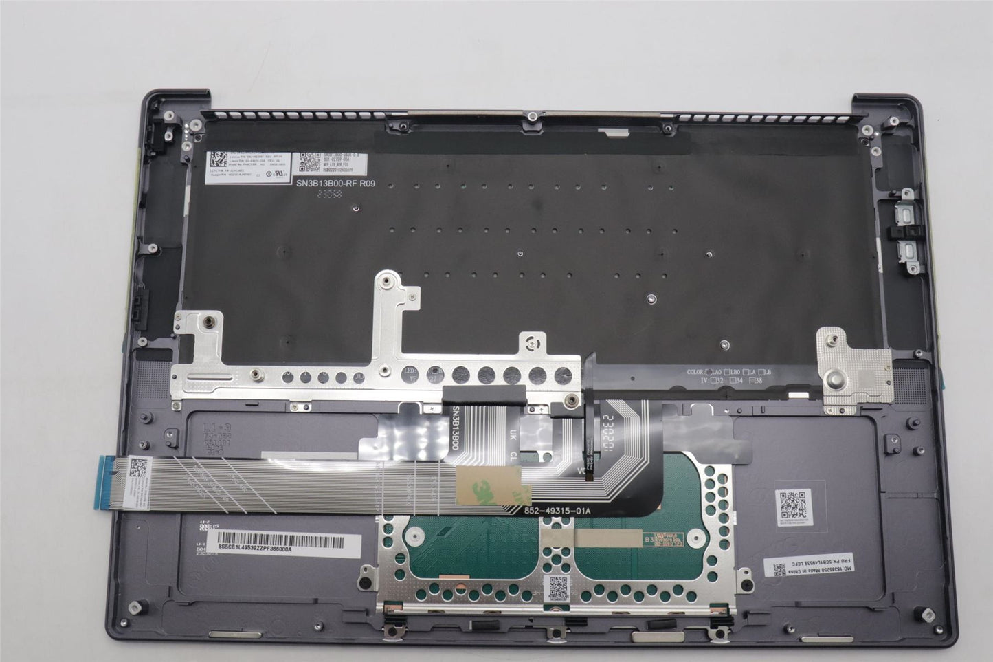 Lenovo Yoga 9 14IRP8 Palmrest Cover Touchpad Keyboard Hungarian 5CB1L49539