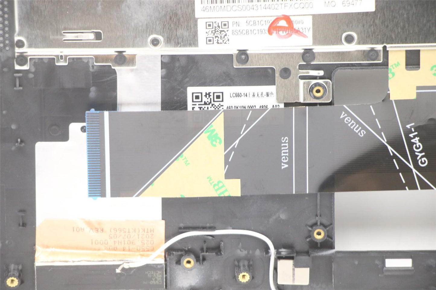 Lenovo Upper Case ASM_US W 82HU NFNB PG 5CB1C19353