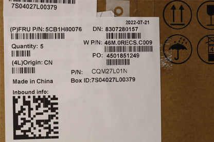 Lenovo IdeaPad 5 16ALC7 Keyboard Palmrest Top Cover UK Slate Grey 5CB1H80076