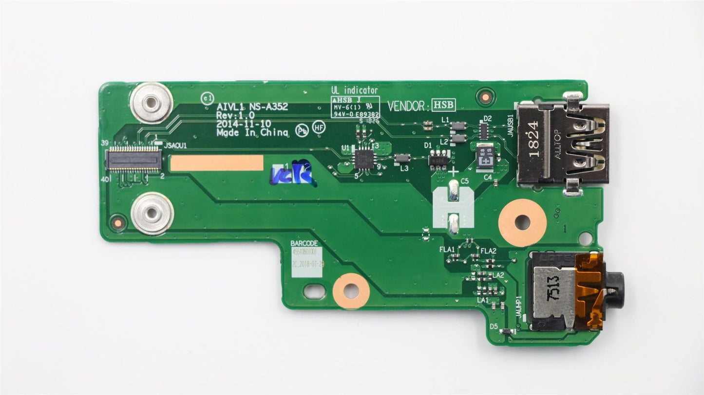 Lenovo ThinkPad L450 Audio Board AudioBoard I/O IO 00HT813