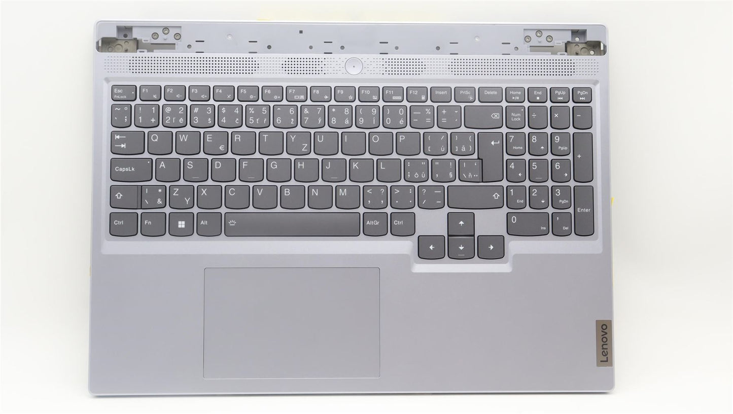 Lenovo Slim 5 16IRH8 Palmrest Cover Touchpad Keyboard Silver Backlit 5CB1L60101