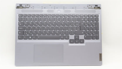 Lenovo Slim 5 16IRH8 Palmrest Cover Touchpad Keyboard Silver Backlit 5CB1L60101