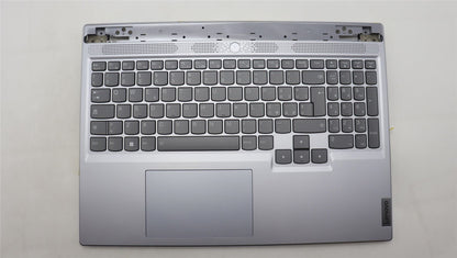 Lenovo Slim 5 16IRH8 Palmrest Cover Touchpad Keyboard Italian Silver 5CB1L60085