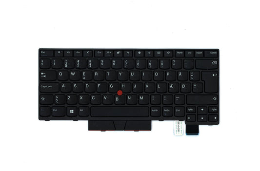 Genuine Lenovo ThinkPad A475 T470 Keyboard Danish Black 01AX373