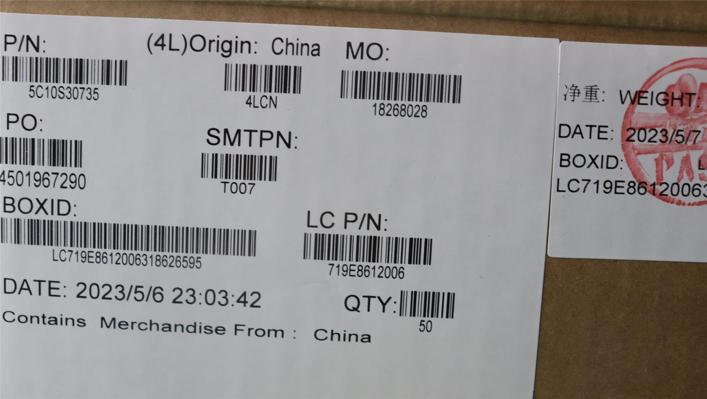 Lenovo Cable L82XH 40P IO/B FFC CLS 5C10S30734