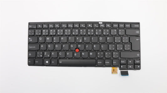 Lenovo ThinkPad T460s Keyboard Czech Black Backlit 01YR096