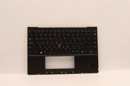 Lenovo ThinkPad Z13 Gen 1 Keyboard Palmrest Top Cover Hebrew Black 5M11H94972