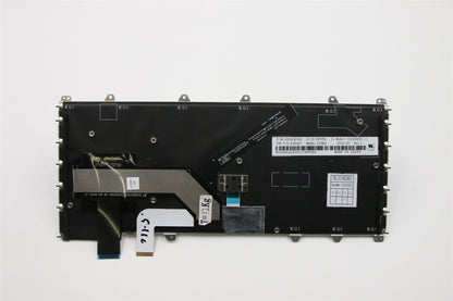 Lenovo Yoga 370 Keyboard US International Silver Backlit 01EN457