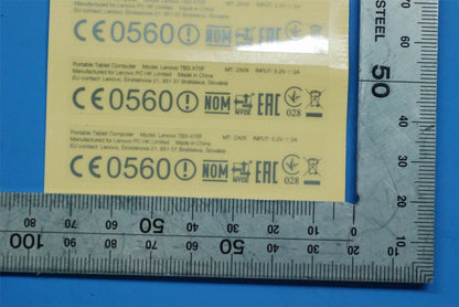 Lenovo TB3-X70F RatingLabel_MX&*HQ60402865000CS 5L18C05634