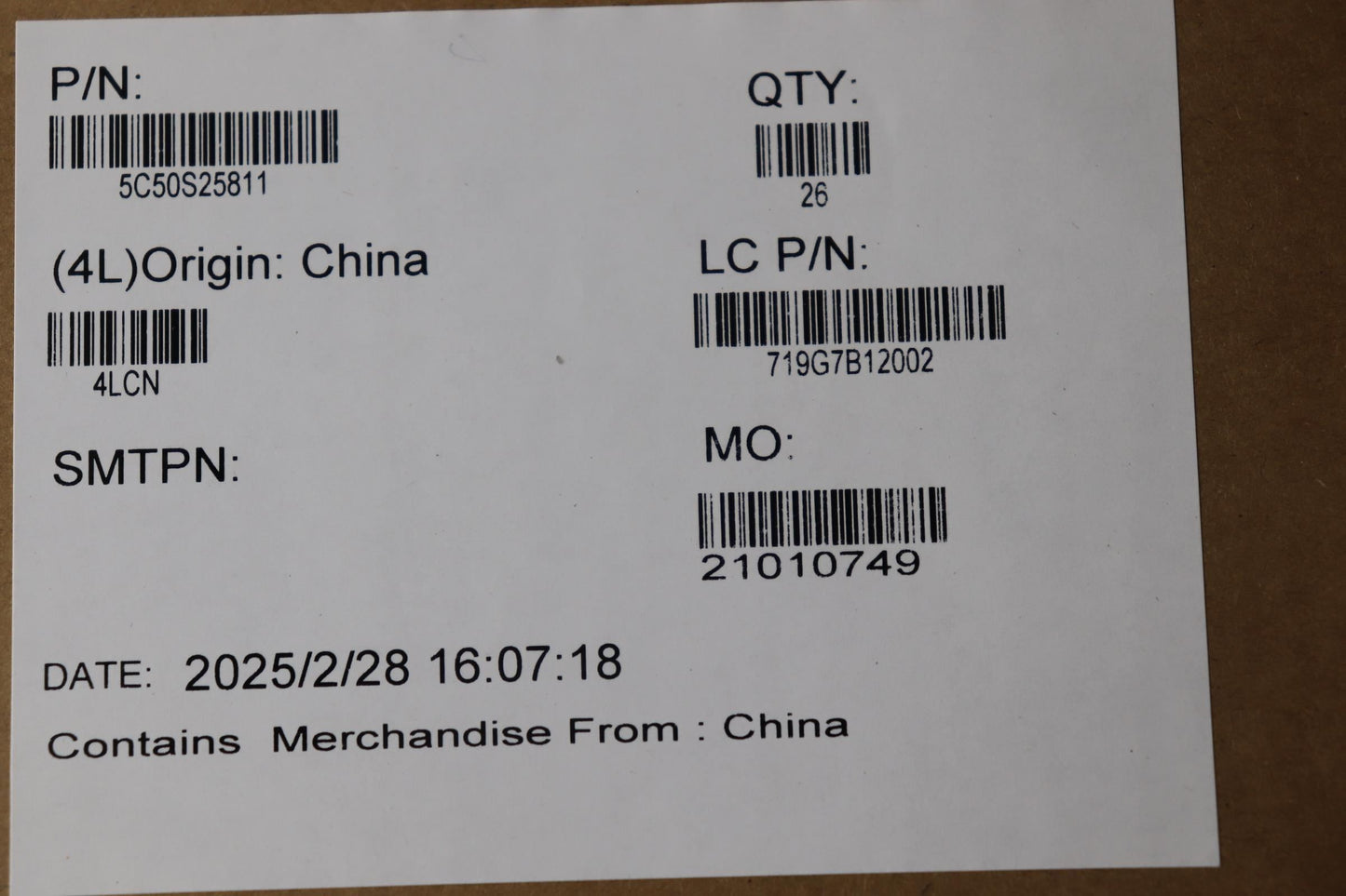 Lenovo CARDPOP L 83JN PMIC Microphone Board 5C50S25811