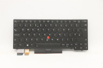 Lenovo ThinkPad L13 2 X13 Keyboard Ukrainian Black Backlit 5N20V43205