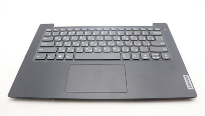 Lenovo V14 G4 IRU Palmrest Cover Touchpad Keyboard Russian Grey 5CB1L67940
