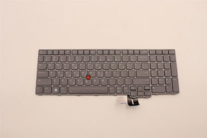 Lenovo ThinkPad P16 2 Keyboard Greek Grey Backlit 5N21F39332