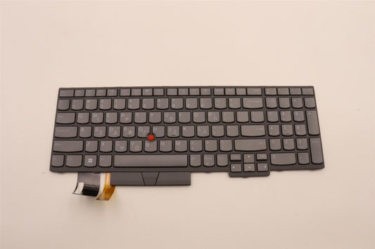 Lenovo ThinkPad T15 Gen 2 P15s Gen 2 Keyboard Greek Grey Backlit 5N21B08426