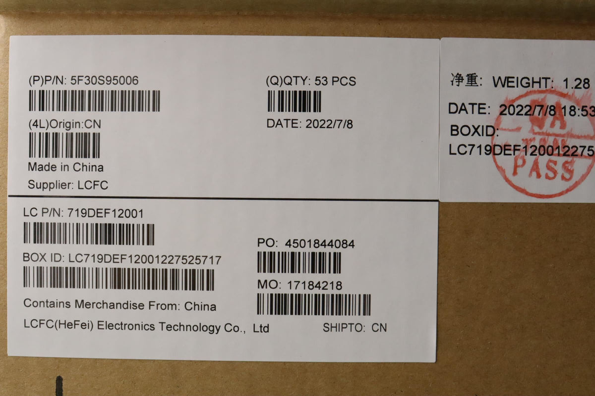 Lenovo FINGER_PRT FP BD L 82TW Board 5F30S95006