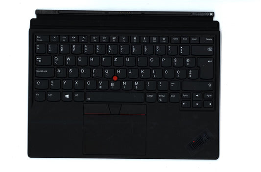 Lenovo Tablet X1 3rd Dock Keyboard Palmrest Touchpad Slovenian Black 02HL170