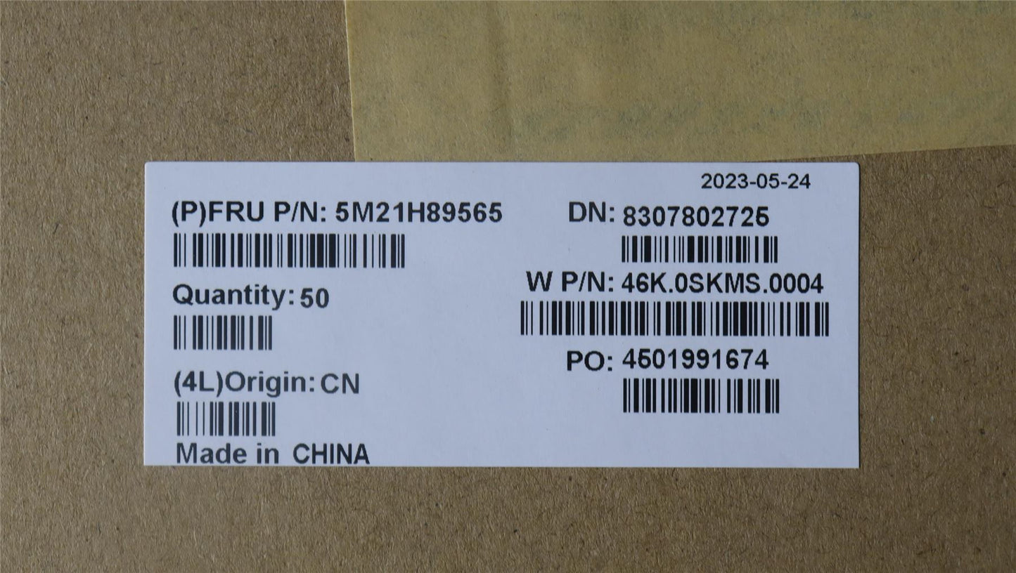 Lenovo MECHANICAL FRU MECH PACK MYLAR CS RGB 5M21H89565