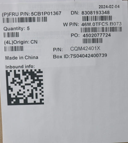 Lenovo ThinkBook 16 G6 IRL Palmrest Cover Touchpad Keyboard Backlit 5CB1P01367