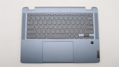 Lenovo Flex IP 5 14IAU7 Palmrest Cover Touchpad Keyboard US Silver 5CB1J35482