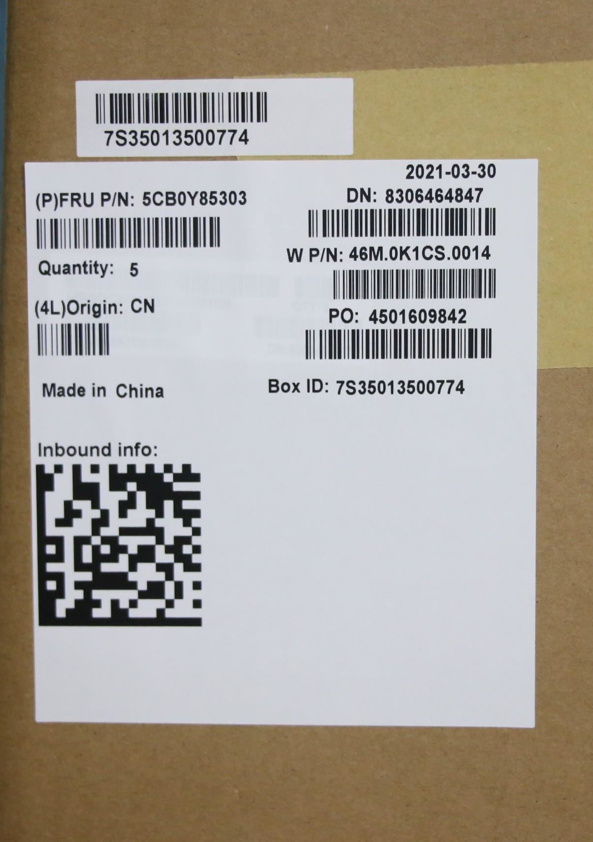 Lenovo Upper Case ASM_IT W 81X1 PG 5CB0Y85303
