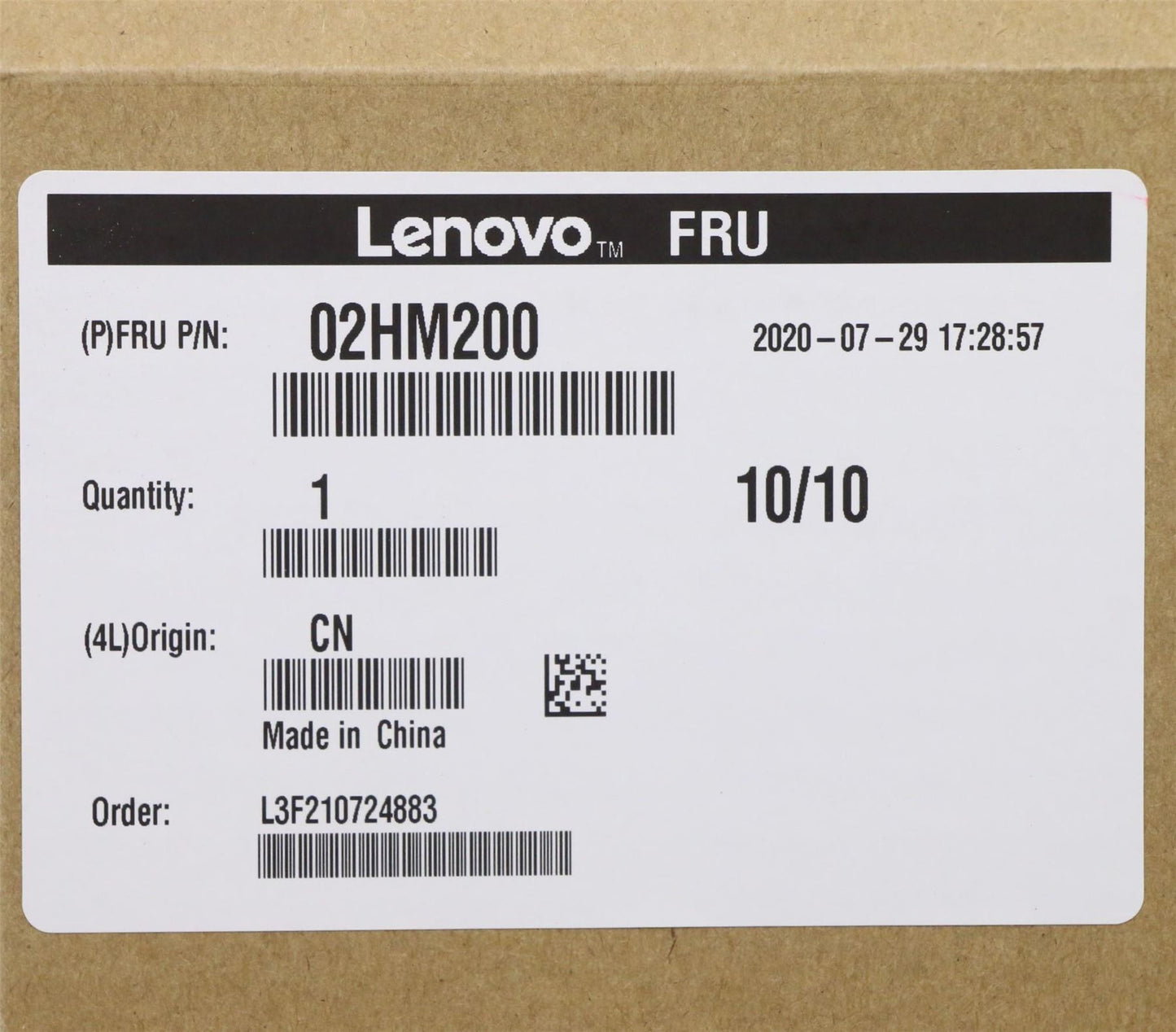 Lenovo ThinkPad T490s Keyboard Palmrest Top Cover Canadian French Black 02HM200