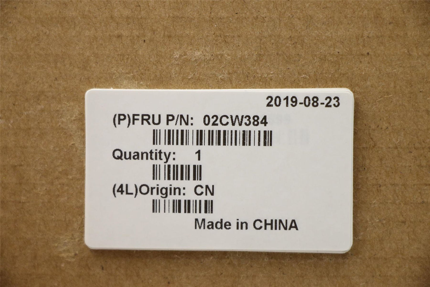 Lenovo 02CW384 MECHANICAL CVR_WEBCAM_BACK_M820